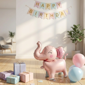 Elephant Balloon - Made of Foil, Perfect for Birthdays And Decorations